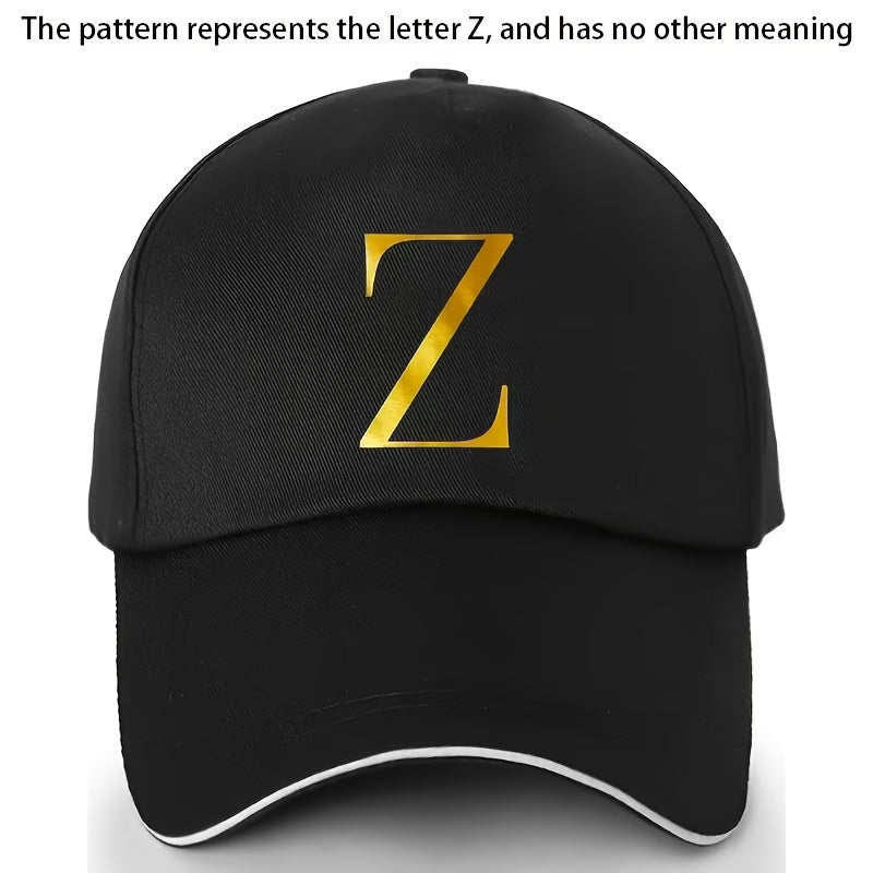 Unisex Letter Print Baseball Cap, Adjustable Breathable Quick Dry Hip Hop Outdoor Travel Dad Hat