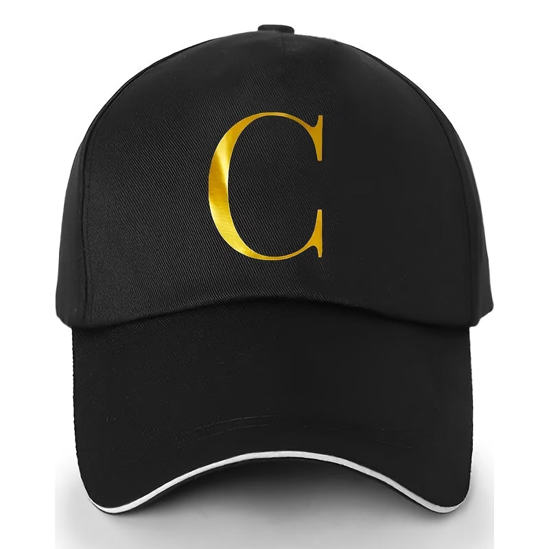 Unisex Letter Print Baseball Cap, Adjustable Breathable Quick Dry Hip Hop Outdoor Travel Dad Hat