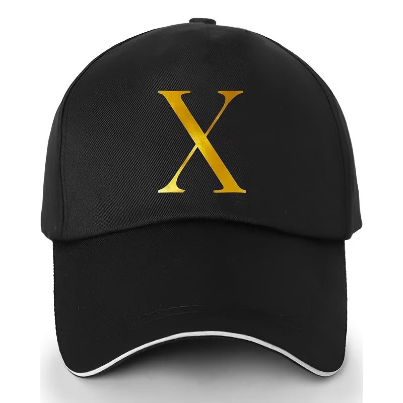 Unisex Letter Print Baseball Cap, Adjustable Breathable Quick Dry Hip Hop Outdoor Travel Dad Hat