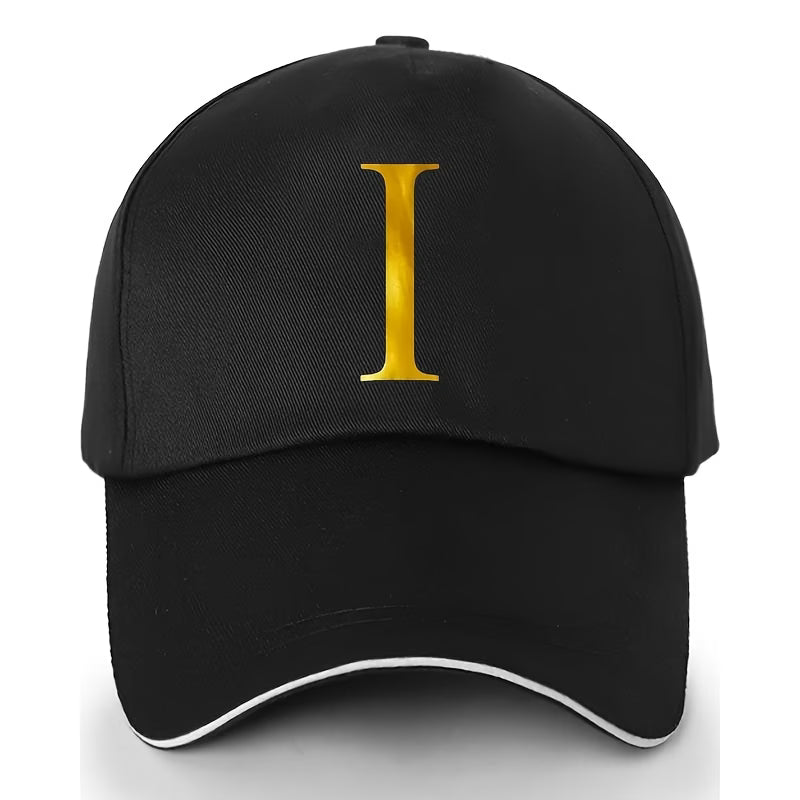 Unisex Letter Print Baseball Cap, Adjustable Breathable Quick Dry Hip Hop Outdoor Travel Dad Hat