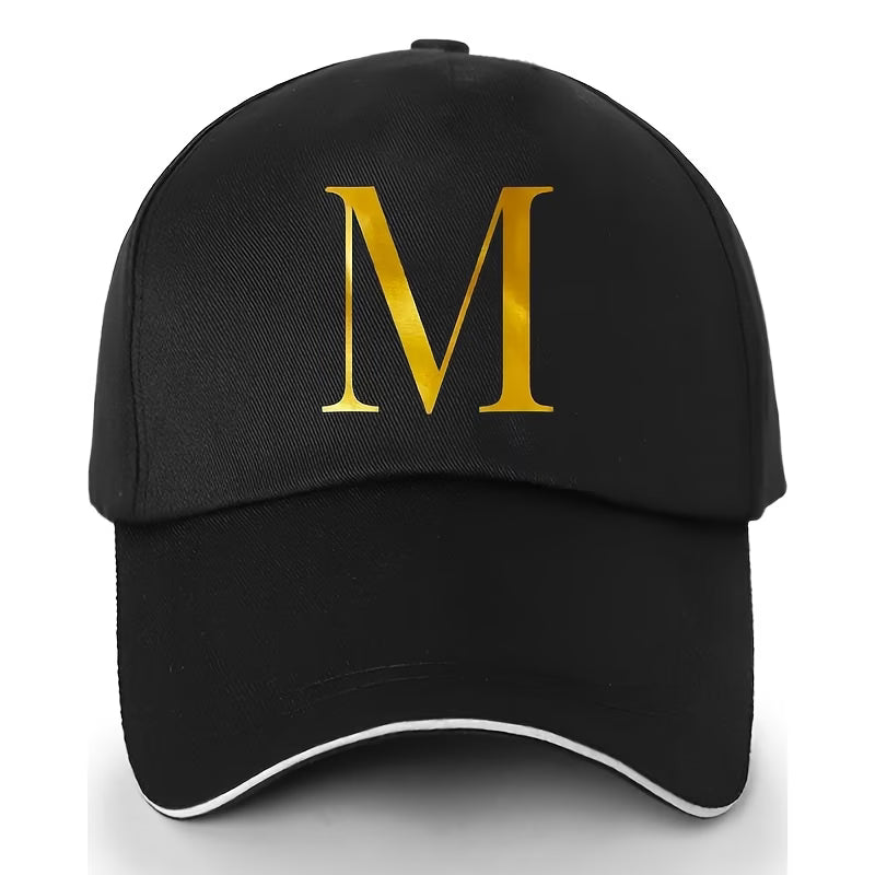 Unisex Letter Print Baseball Cap, Adjustable Breathable Quick Dry Hip Hop Outdoor Travel Dad Hat