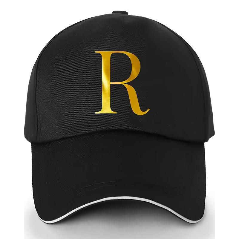 Unisex Letter Print Baseball Cap, Adjustable Breathable Quick Dry Hip Hop Outdoor Travel Dad Hat