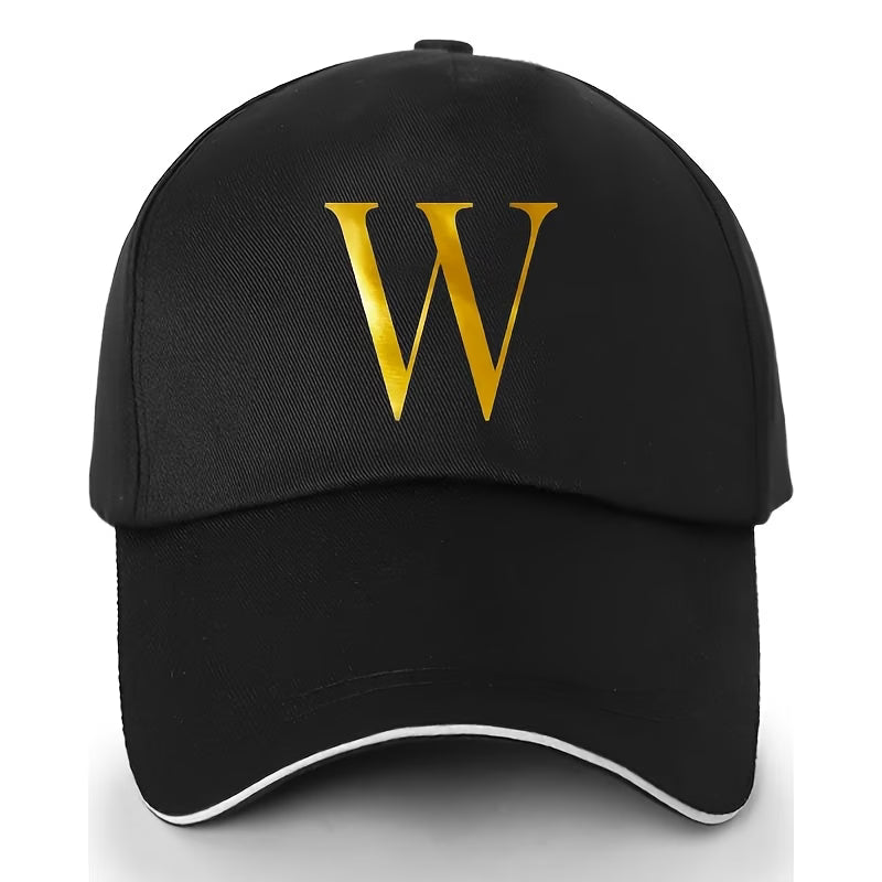 Unisex Letter Print Baseball Cap, Adjustable Breathable Quick Dry Hip Hop Outdoor Travel Dad Hat