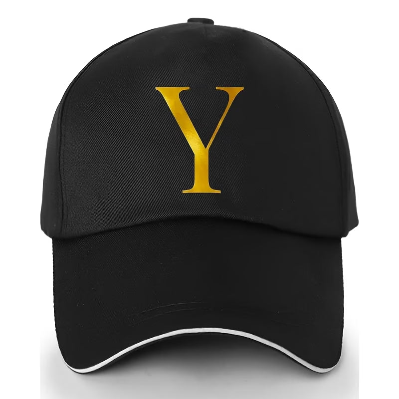 Unisex Letter Print Baseball Cap, Adjustable Breathable Quick Dry Hip Hop Outdoor Travel Dad Hat