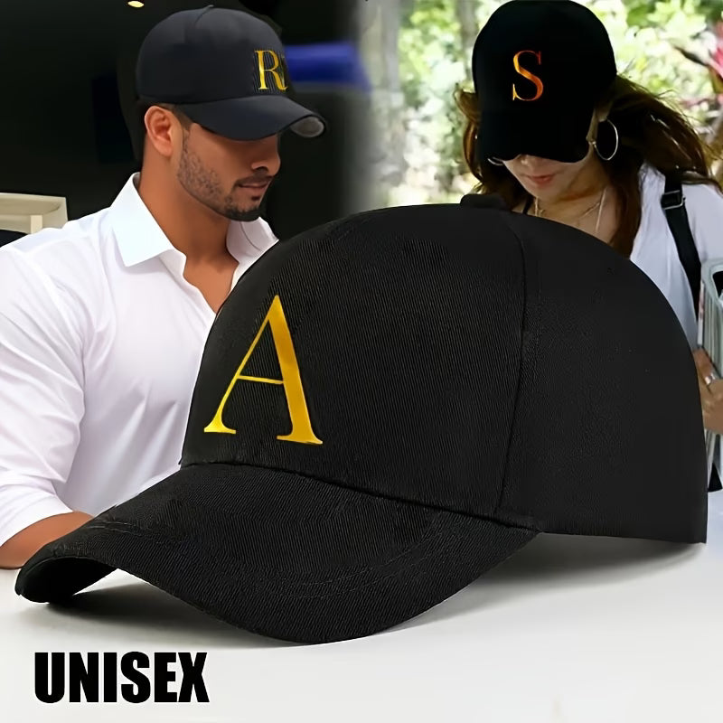 Unisex Letter Print Baseball Cap, Adjustable Breathable Quick Dry Hip Hop Outdoor Travel Dad Hat