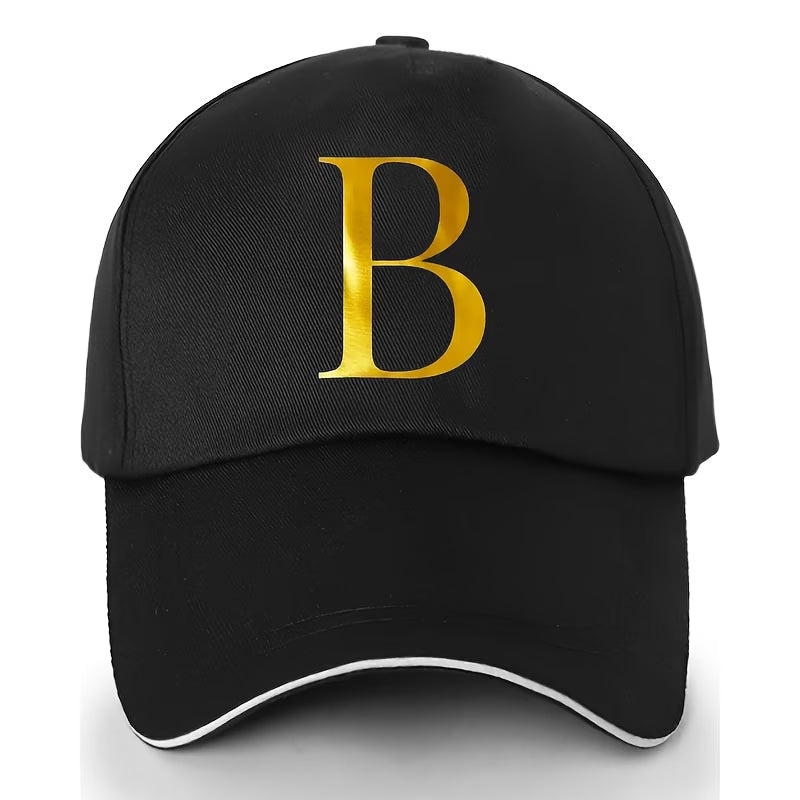 Unisex Letter Print Baseball Cap, Adjustable Breathable Quick Dry Hip Hop Outdoor Travel Dad Hat