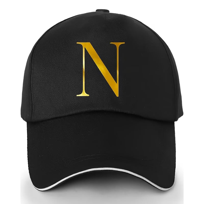 Unisex Letter Print Baseball Cap, Adjustable Breathable Quick Dry Hip Hop Outdoor Travel Dad Hat