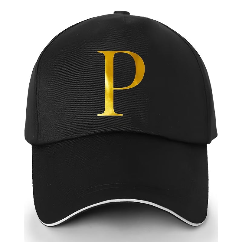 Unisex Letter Print Baseball Cap, Adjustable Breathable Quick Dry Hip Hop Outdoor Travel Dad Hat