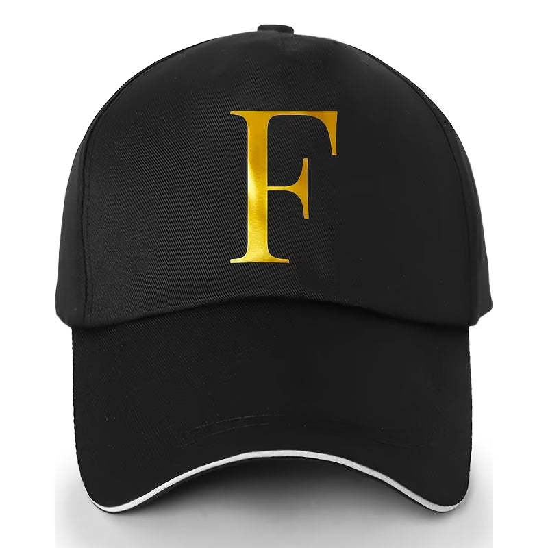 Unisex Letter Print Baseball Cap, Adjustable Breathable Quick Dry Hip Hop Outdoor Travel Dad Hat